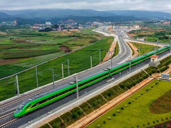 Highway and railway concrete production with an AGICO mobile batching plant